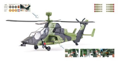 SIKU Hélicoptère de combat militaire Toys