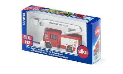 SIKU camion de pompiers Magirus multistar avec bras télescopique Les miniatures pour jouer