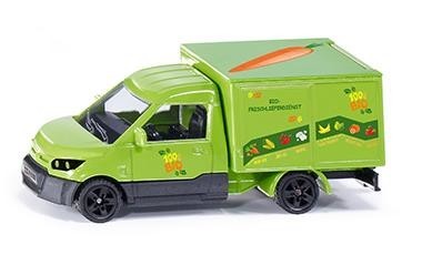 SIKU camion de livraison de produits bio (avec autocolants) (175x97x71mm) Les miniatures pour jouer