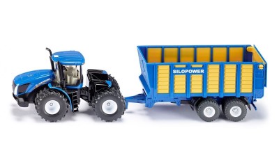SIKU tractor with silage trailer Diecast models to play