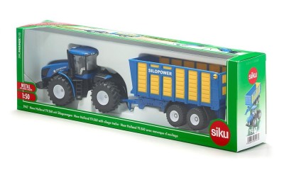 SIKU tracteur avec remorque d'ensilage Agricole
