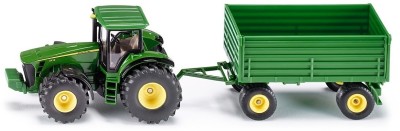 SIKU John Deere tractor with trailer Toys