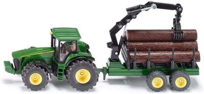 SIKU tractor with forestry trailer Diecast models to play