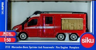 Mercedes-Benz  Sprinter 6x6 Fire Engine Diecast models to play