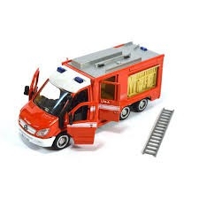 Mercedes-Benz  Sprinter 6x6 Fire Engine Diecast models to play