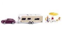 SIKU car with caravan and accessories Diecast models to play