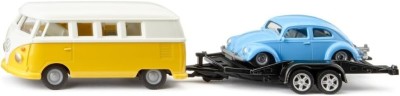 SIKU VW T1 avec remorque et VW Coccinelle Les miniatures pour jouer