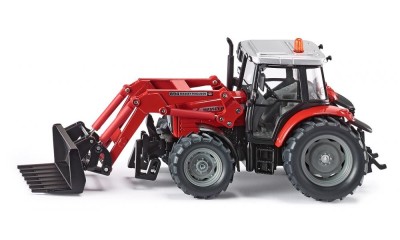 SIKU Tracteur Massey Ferguson avec chargeur frontal à fourche Jouet