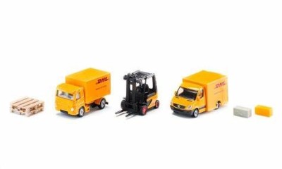 SIKU Coffret DHL logistique (véhicules et accessoires) Les miniatures pour jouer