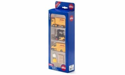 SIKU Coffret DHL logistique (véhicules et accessoires) Les miniatures pour jouer
