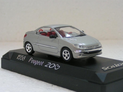 SOLIDO PEUGEOT 206 Coeur Voitures