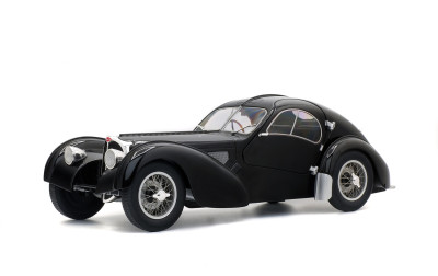 SOLIDO 1/18 Bugatti Atlantic Type 57 SC noire 1937 Véhicules miniatures