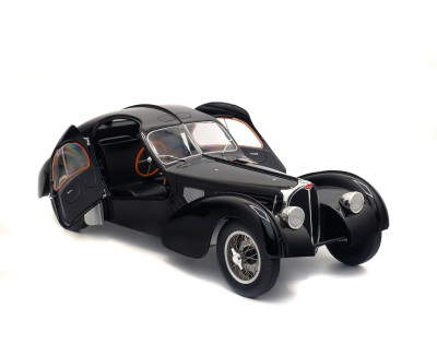 SOLIDO 1/18 Bugatti Atlantic Type 57 SC noire 1937 Véhicules miniatures