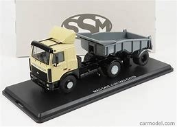 SSM Semi remorque avec benne  MAZ 5432 c n/n MAZ 5232B ( Bielorussie)( en métal très détaillé série limitée) Diecast models