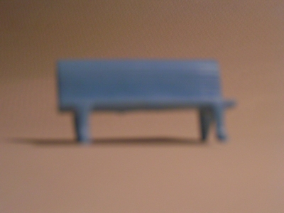 STARLUX banc bleu Maquettes et figurines plastiques