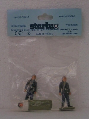 STARLUX Ensemble brancard et 2 pompiers casque F1 Maquettes et figurines plastiques