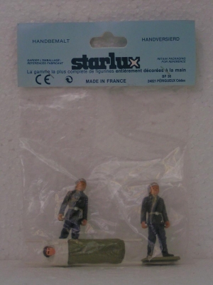 STARLUX Ensemble brancard et 2 pompiers casque F1 Maquettes et Decors