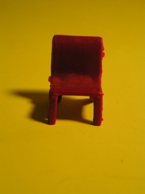 STARLUX Chaise rouge Maquettes et figurines plastiques