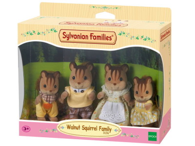 SYLVANIAN FAMILIES  La famille Ecureuil roux Sylvanian Families