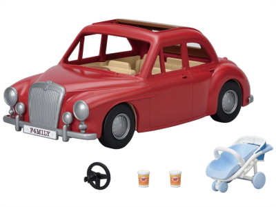 SYLVANIAN FAMILIES  La voiture rouge Jouet