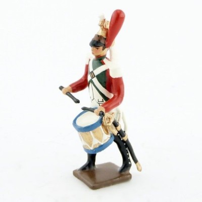 CBG figurine en plomb tambour du 1er régiment de dragons (empire) (dragons rouges) Military