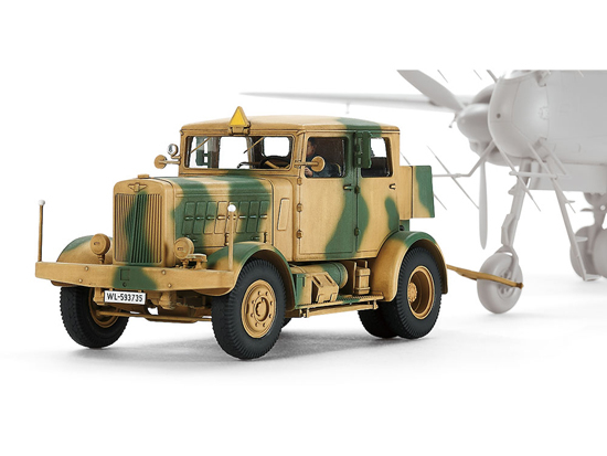 TAMIYA maquette plastique à construire de tracteur lourd allemand SS100 (  très détaillé) (colle et peintures non incluses) - Planet Passions