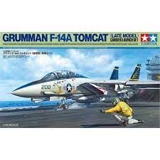 TAMIYA plastic kit F-14A Tomcat late (cement and paints not included) Kits and landscapes