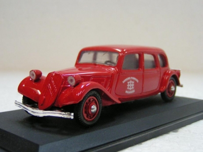 TEK-HOBY Citroen Traction Sapeurs Pompiers de Mulhouse Diecast models