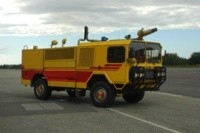 TRIDENT Vehicule pompiers d'intervention rapide pour aeroport ÖAF 14.400 FLF 