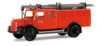 TRIDENT Heavy Fire Fighting Vehicle STEYR 586g sBSF 4x4 Diecast models