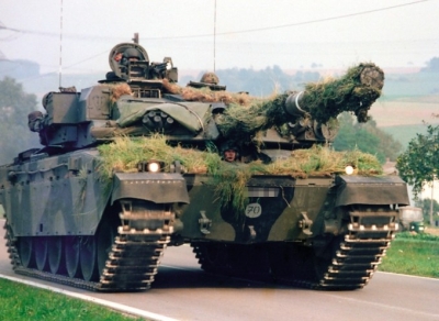 TRIDENT Main battle tank Challenger 120mm gun Diecast models