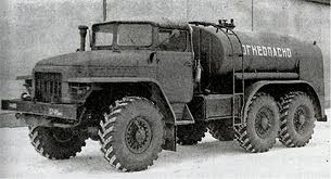 TRIDENT truck gasoline tank URAL AZ-5-375 6x6 Diecast models