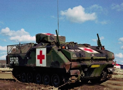TRIDENT Armoured ambulance YPR-765 PRGWT Diecast models