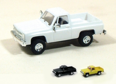 TRIDENT Chevrolet pick-up white Diecast models