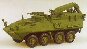 TRIDENT blindé russe LAV-R dépannage (modèle en plastique) Véhicules miniatures