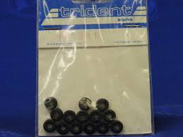 TRIDENT pneus caoutchouc pour 4/4 ou camionette (diam 7mm/env 14 pièces) Véhicules miniatures