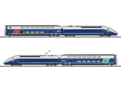 TRIX coffret de TGV euroduplex 2motrices + 2 remorques digital son (série limitée) SNCF ep VI HO scale