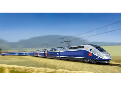 TRIX coffret de TGV euroduplex 2motrices + 2 remorques digital son (série limitée) SNCF ep VI Locomotives and railcars