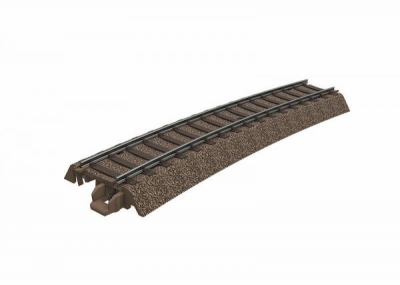 TRIX voie C rail courbe R3=515mm angle 15°(talus amovibles requis aux deux branches des aiguillages enroulés à grand rayon refc 62771/62772) HO scale