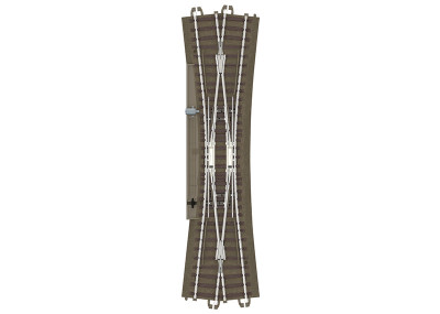 TRIX voie C Traversée jonction double 12° longueur 236,1 mm Trains