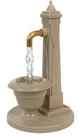 VIESSMANN fontaine avec effet d'écoulement de l'eau (hauteur 3,2cm mécanisme sous la base hauteur 42mm) Echelle HO