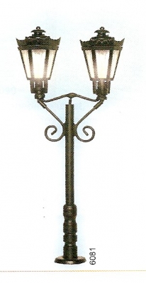 VIESSMANN Lanterne de parc double (noir avec écran clair) Accessories