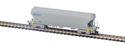 AZAR MODELS wagon céréalier face bombées MILLET gris Z scale