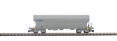 AZAR MODELS wagon céréalier face bombées MILLET gris Z scale