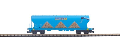AZAR MODELS wagon céréalier face bombées MILLET logo maïs Z scale