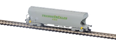 AZAR MODELS wagon céréalier face bombées TRANSCEREALES CTC Z scale