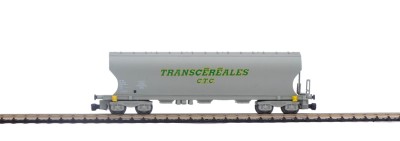AZAR MODELS wagon céréalier face bombées TRANSCEREALES CTC Z scale
