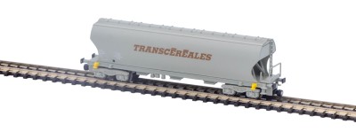 AZAR MODELS wagon céréalier face bombées TRANSCEREALES Z scale