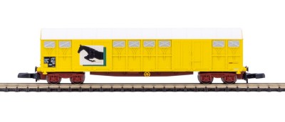 AZAR MODELS wagon couvert à bogies chevaux Trains