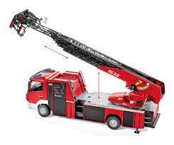 WIKING Grande echelle Rosenbauer L32A-XS .0 sur mercedes Atego (avec nacelle et plan articulé) Fire engine